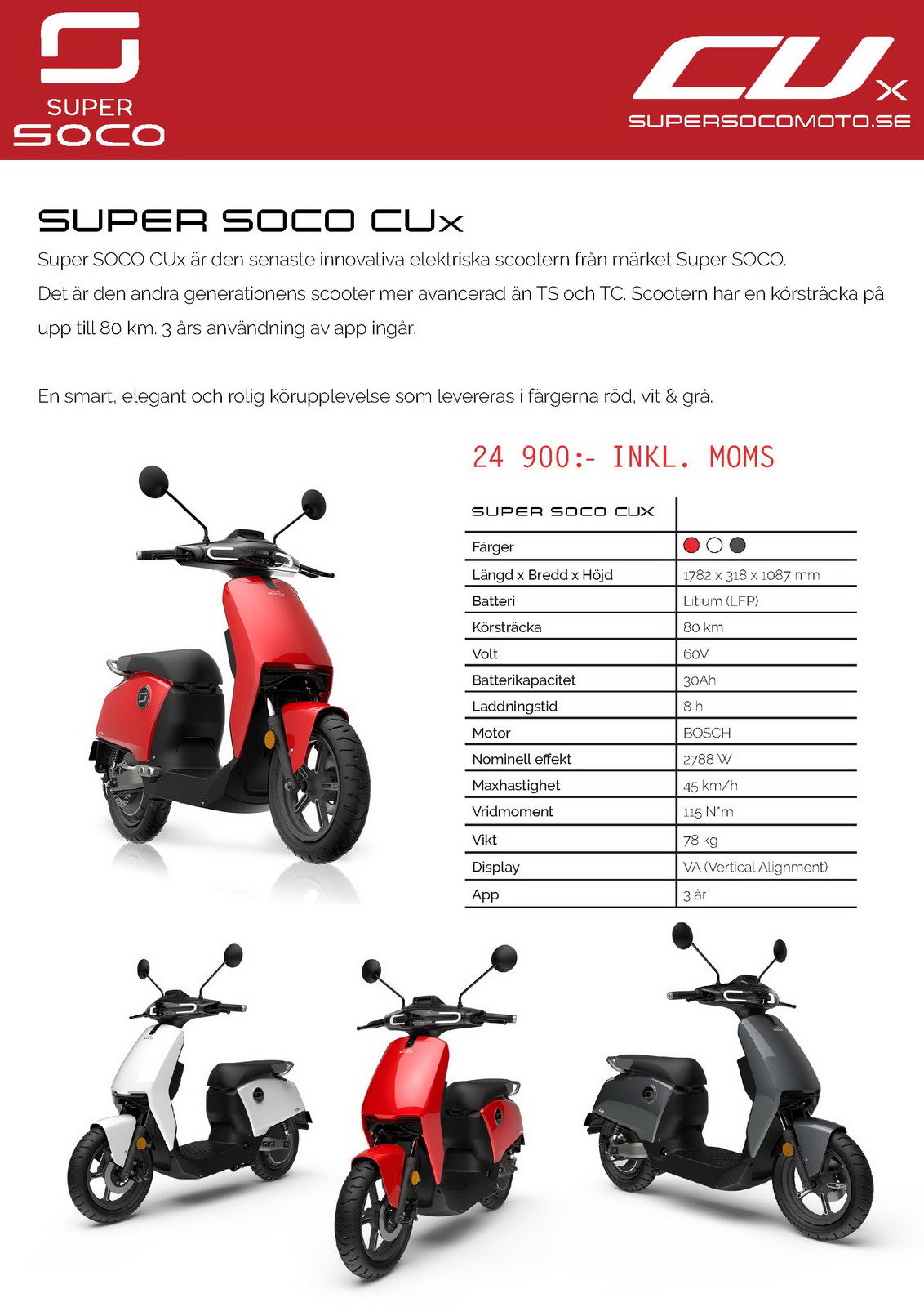 Flyer Super SOCO Cux SE ATV 00811